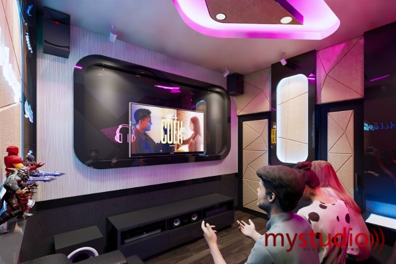 Ruang Karaoke Bapak Subianto Serpong Tanggerang | Jasa Pembuatan Ruang Karaoke